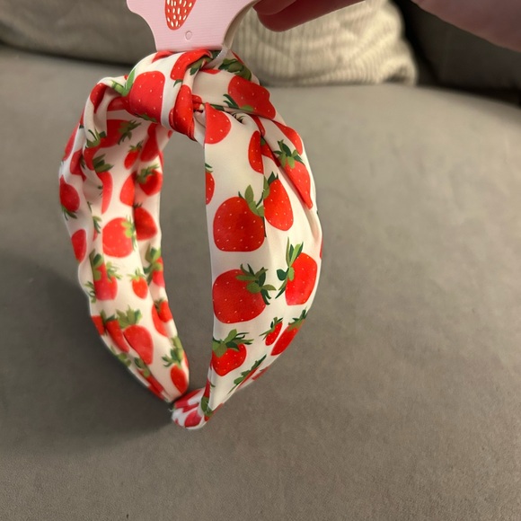 Strawberry Print Headband — NWT! - Picture 2 of 4